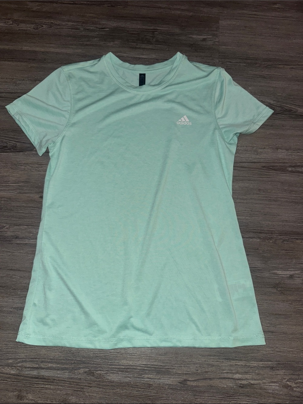 adidas Mint Green Short Sleeve Performance Tee